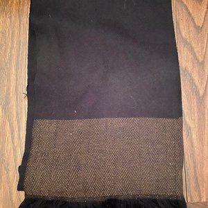 VINTAGE!  WOMEN'S SCARF - BLACK